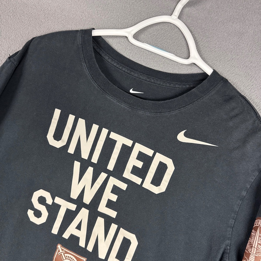 Nike Long Sleeve Shirt Mens Large Black United We Stand Task Force Dagger Tee